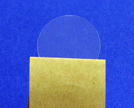 1 inch clear round labels